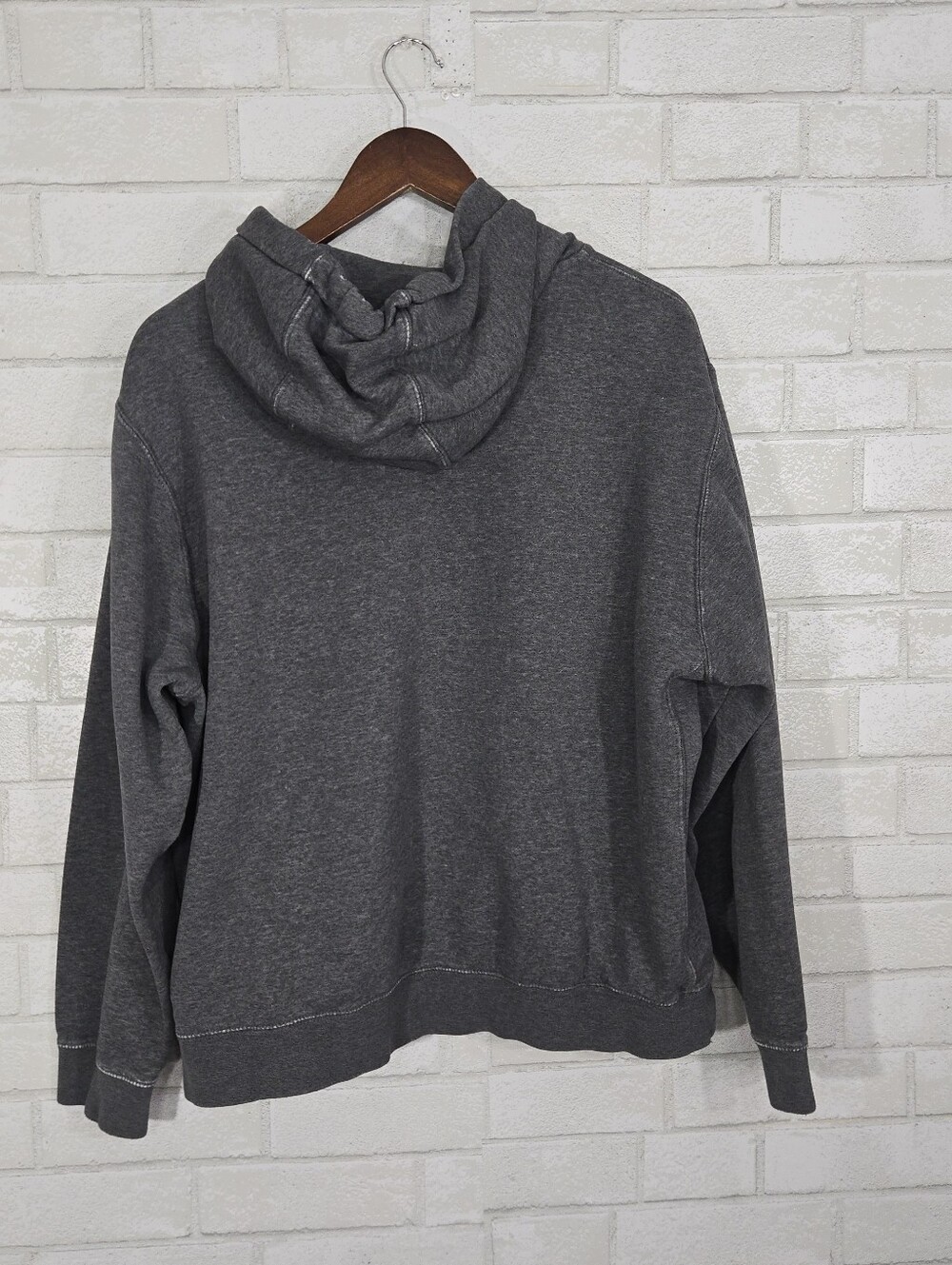 NIKE plain gray hooded sweatshirt - Picture 13 of 13